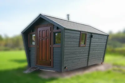 Пятиугольная каркасная баня - Большая